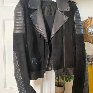 Black Leather Biker Jacket